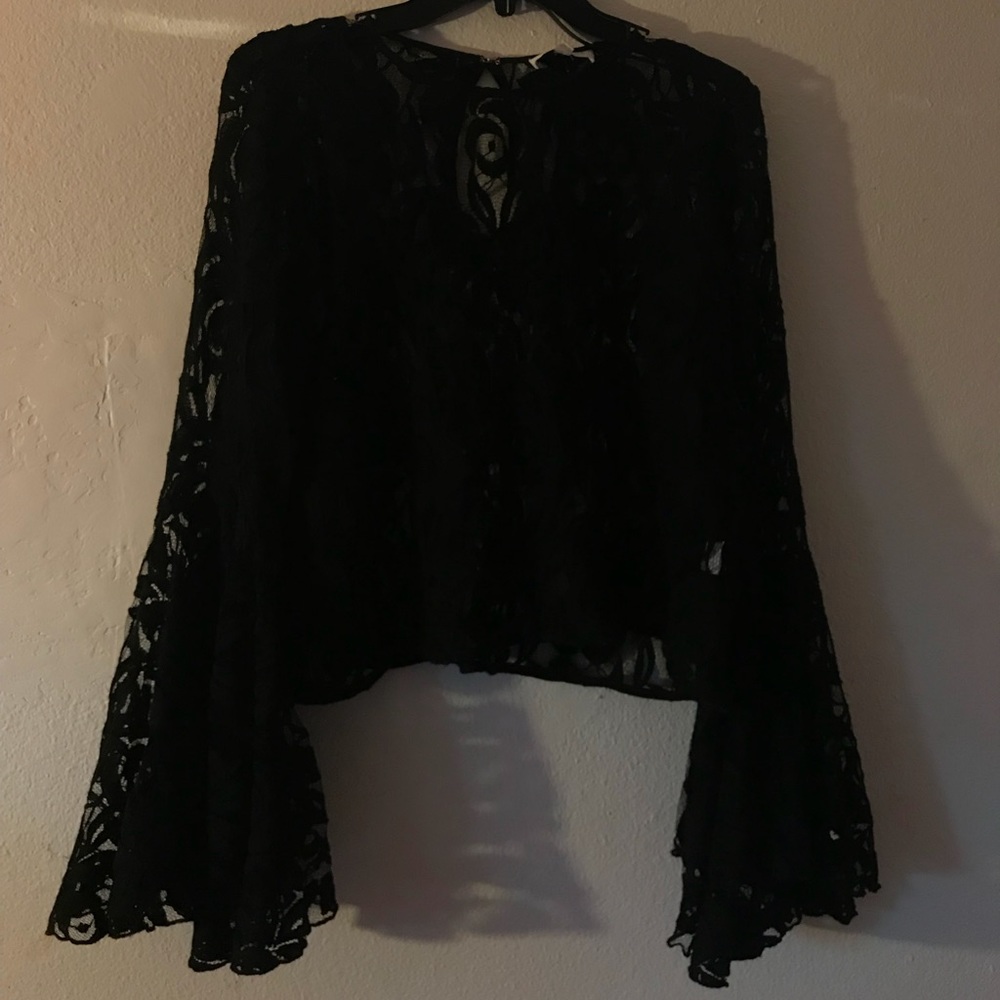 Zoey Reva Lace Long-sleeve Shirt